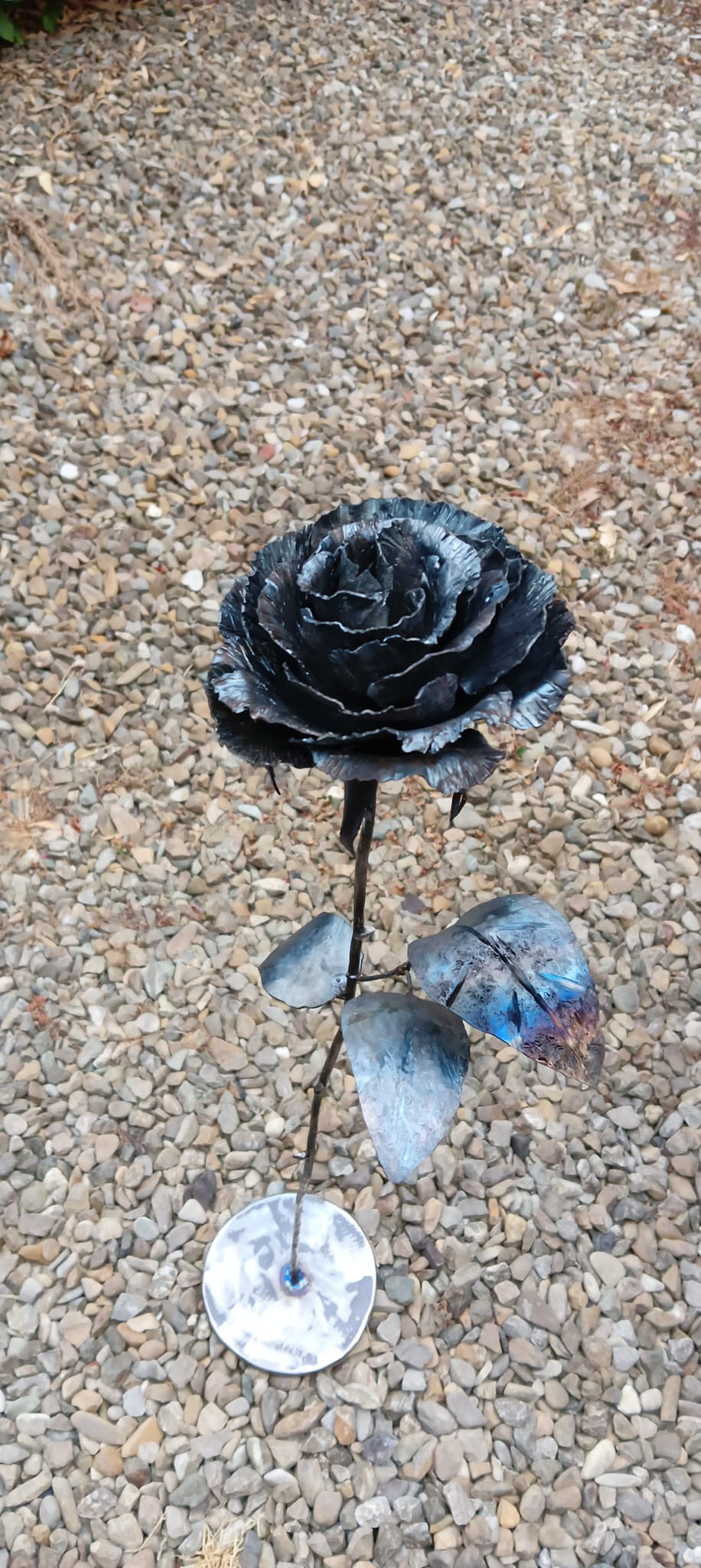 hand-beaten rose "SOFIA"